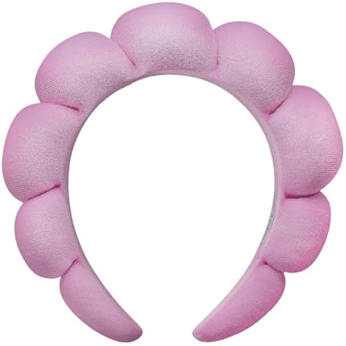 Evereden Kids Spa Headband: Stylish, Soft, & Adorable Sponge and Terry Fabric Spa Headbands for Girls - Face Wash Headband for Face Washing, Putting on Face Paint, or Just Having Fun - Image 1